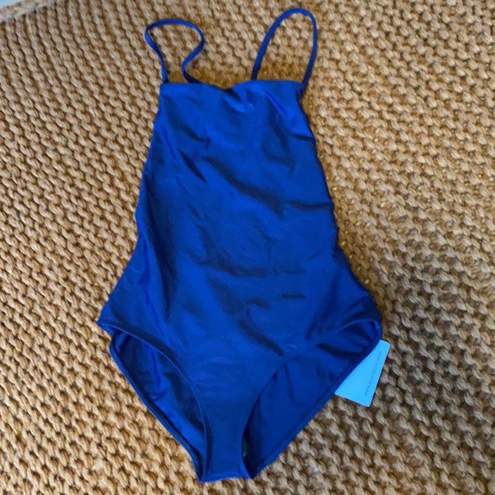 Beach Riot navy one piece